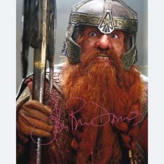 Lord of the Rings - Signed by John Rhys Davies (Gimli) | Catawiki