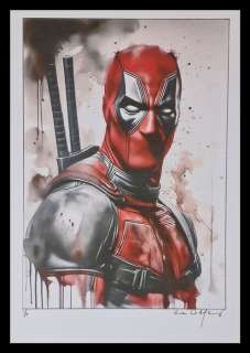 Deadpool - watercolor edition by Emma Wildfang - Large size | Catawiki