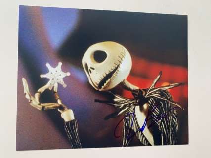 Signed by Tim Burton, with COA - A Nightmare before Christmas | Catawiki