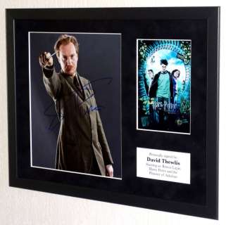 Harry Potter - David Thewlis (Remus Lupin) Premium Framed, signed + Certificate of Authenticity | Catawiki