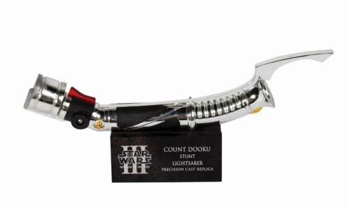 Lot 86 - Count Dooku Stunt Lightsaber Prop Replica.