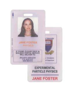 Thor "Jane Foster" Prop ID Badge. | Van Eaton Galleries