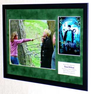 Harry Potter - Tom Felton (Draco Malfoy) Framed, signed + COA & Photo signing session