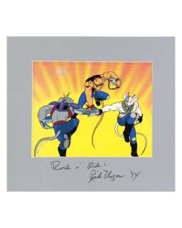Autographed "Biker Mice from Mars" (TV Series) Animation Cel | Planet Hollywood Vault