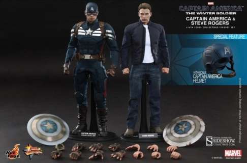 Capitan America - Hot Toys - - Movie prop Hot Toys MMS 243 – Captain America Stealth Suit (The Winter Soldier) | Catawiki