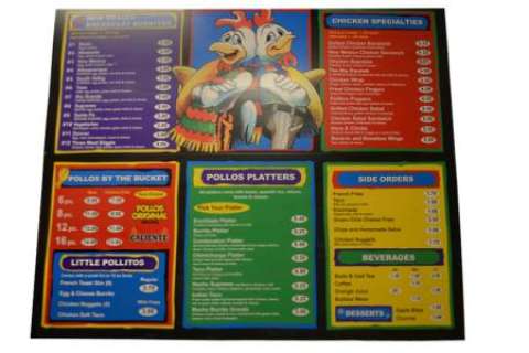 Breaking Bad | Los Pollos Hermanos Menu | ScreenBid