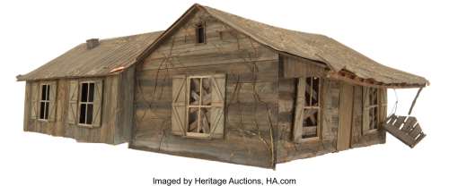 Model miniature cabin from Evil Dead II....