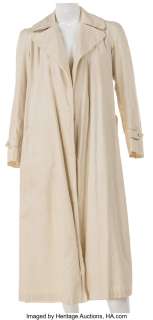 Jane Fonda signed "Lillian" trench coat from Julia....