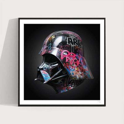 SKE - Darth Vader Vandalized Helmet | Catawiki