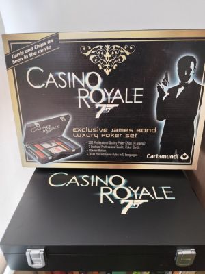 James Bond 007 - Poker set - Casino Royale Cartamundi poker set