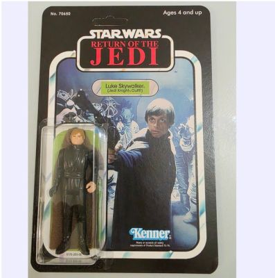 Kenner - Action figure Star Wars 1983 Luke Jedi Original Action figure on Unpunched Replacement Card - Excellent example - Original Cape, Saber and Pistol - Rare | Catawiki