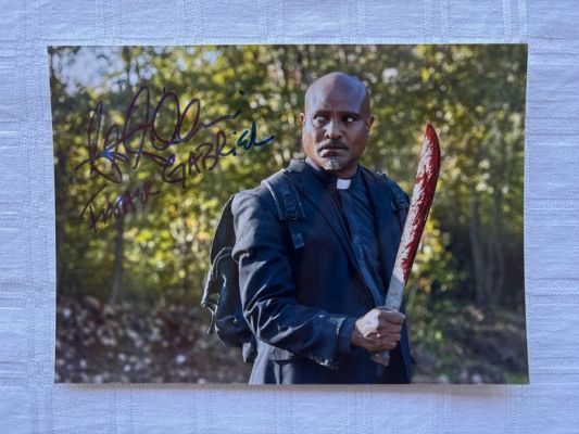 Seth Gilliam - hand signed Walking Dead Photo | Bild | Autogramm | The Walking Dead | Character Name | Father | Catawiki