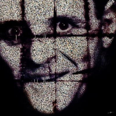 Crypto Hannibal Lecter II - Format XL 60x60 - Anthony Hopkins | Catawiki