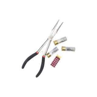 TERMINATOR GENISYS (2015) - Lot 1422 - T-800‘s (Arnold Schwarzenegger) CPU Chip with Sarah Connor (Emilia Clarke) Pliers and Three Liquid Magnet Shotgun Rounds