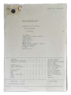 TOP OF THE POPS - ORIGINAL 1970 CAMERA SCRIPT - T-REX, JACKSON FIVE | Auctioneum Ltd