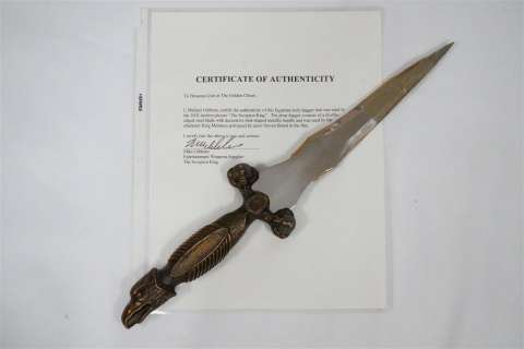 The Scorpion King Prop Dagger Used by Steve Brand | GWS Auctions