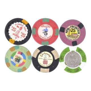 JAMES BOND: DIAMONDS ARE FOREVER (1971) - Lot 1247 - Six Las Vegas Casino Chips
