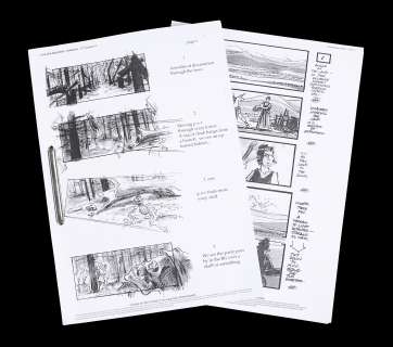 WRATH OF THE TITANS - Storyboards