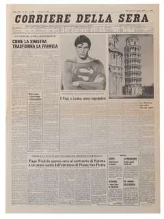 Superman: The Movie and Superman III (4) prop newspapers. | Profiles in History