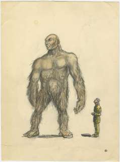 WILLIS O’BRIEN CONCEPT ART FOR UMBAH | Profiles in History