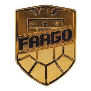 JUDGE DREDD (1995) - Lot #1043 : Production-Made Judge Fargo (Max von Sydow) Badge