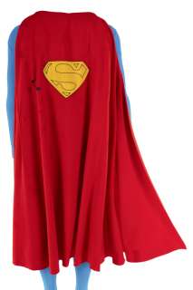 CHRISTOPHER REEVE WIRE AND ZOPTIC "FLYING & MECHANICAL" CAPE WORN IN SUPERMAN, SUPERMAN II | Julien’s