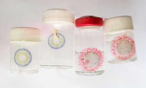 Lot 367 - Interview With The Vampire Lestat de Lioncourt (Tom Cruise) SFX Contact Lenses Set