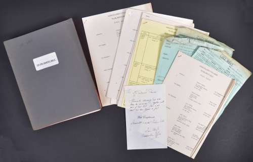 ESTATE OF DAVE PROWSE - UP THE CHASTITY BELT ORIGINAL SCRIPT | Auctioneum Ltd