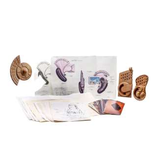 Lot #146 – TekWar (1994-1996) Production Made Casting Piece Set, Art Designs & Prop Photos