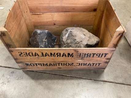 1997 "Titanic" 1 Crate Movie Prop COA | misc / divers