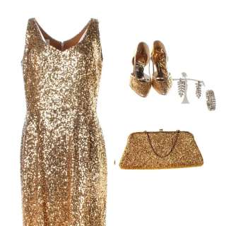 Respect Aretha Franklin Jennifer Hudson Screen Worn Dress Jewelry Purse & Shoes Sc 106 | VIP Fan Auctions