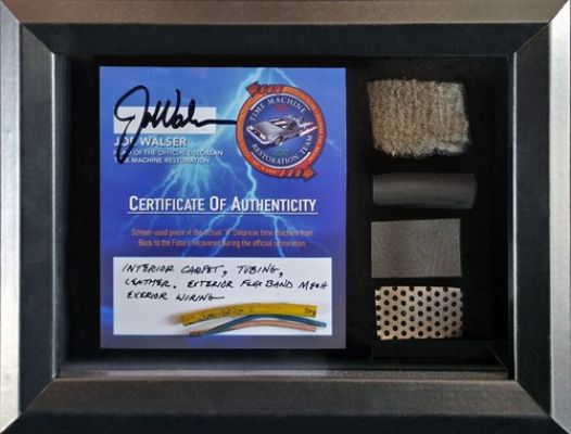 Back to the Future Delorean Time Machine Screen-Used parts Special Display #3