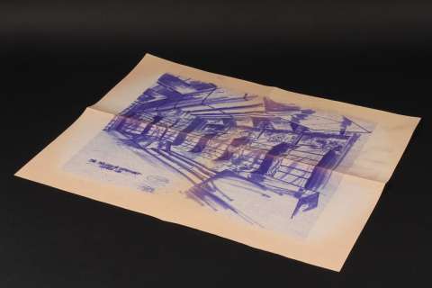 Philadelphia Experiment (The) | Production used blueprint | The Prop Gallery