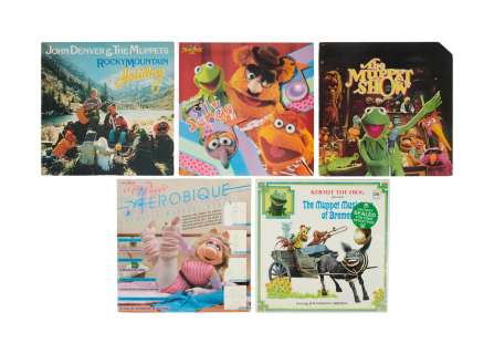 The Muppets - Lot #410 - Vinyl Record Group