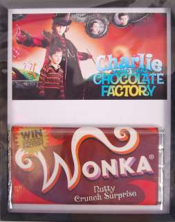CHARLIE AND THE CHOCOLATE 2005 PROP ’ WONKA NUTTY CRUNCH SURPRISE ’ | Auctioneum Ltd