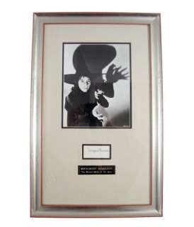 Lot 29 - Wizard Of Oz Wicked Witch Of The West (Margaret Hamilton) Autographed Display