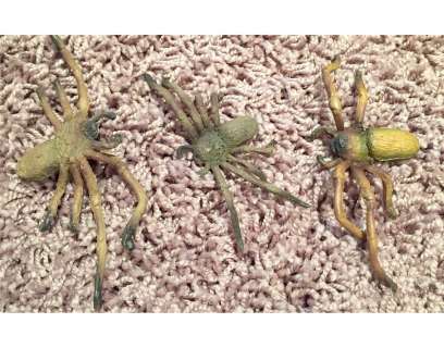 Arachnaphobia pair of prop baby bobs spiders some singging from final fire scene in movie | Piece of the Past