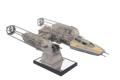 A Star Wars Rebel Y-Wing and Turbolaser Model. | Van Eaton Galleries