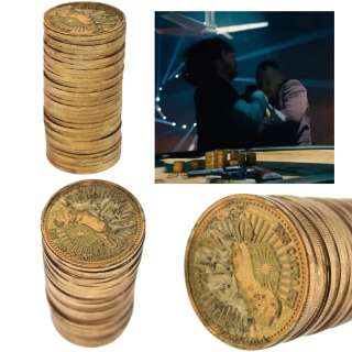 Authentic John Wick Stack of Coins Movie Prop Screen Used Prop Store COA RARE | Activity Auctions