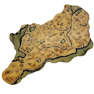 Vikings (2013-2020) Production Used Ivar Harald & Hvitserk Wessex Map Ep 617 | VIP Fan Auctions