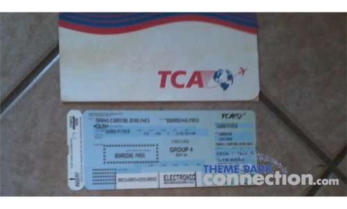 Lot 344 - The Love Guru 2008 Movie Mike Myers Screen Used Trans Coastal Airlines Prop Ticket