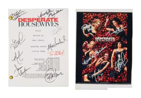 Lot 1104 - Desperate Housewives | Cast-Signed "Pilot" Script And Photo