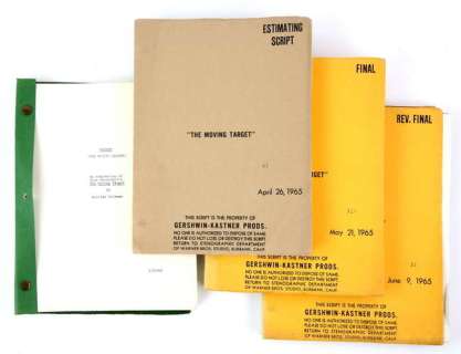 Archer working title for ’Harper’ (1966) Four Original Screenplay scripts by William Goldman for… | Ewbank’s