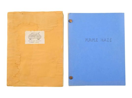 American Graffiti - Lot #185 - Production Script with “Purple Haze” Script