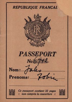 Lot 121 - Casablanca rare prop passport | Piece of the Past