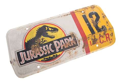 Jurassic Park - Jeep License Plate #12 | ScreenUsed