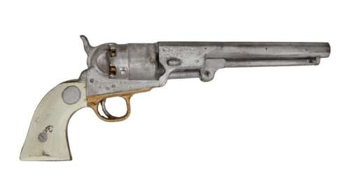 Lot 392 - Hell on Wheels | Jonathan Scarfe "Sydney Snow" Stunt Revolver Prop
