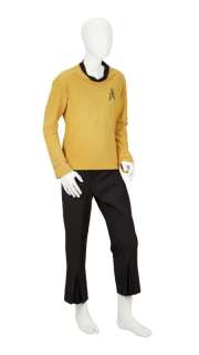 Lot 9 - Star Trek: The Original Series | William Shatner "James T. Kirk" Tunic with Starfleet Command Bridge Trousers with DVD