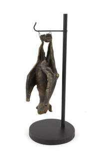 Batman Begins (2005) - A prop hanging bat from the film, suspended from a wooden stand. 7x3.5… | Ewbank’s