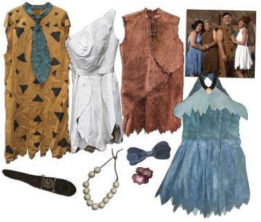 Exceptional Lot of Costumes From Each of the Starring Actors of the 1994 Comedy ‘‘The Flintstones‘‘